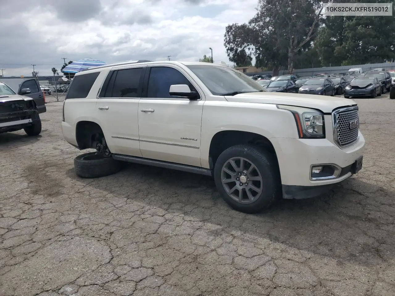 2015 GMC Yukon Denali VIN: 1GKS2CKJXFR519012 Lot: 53717125