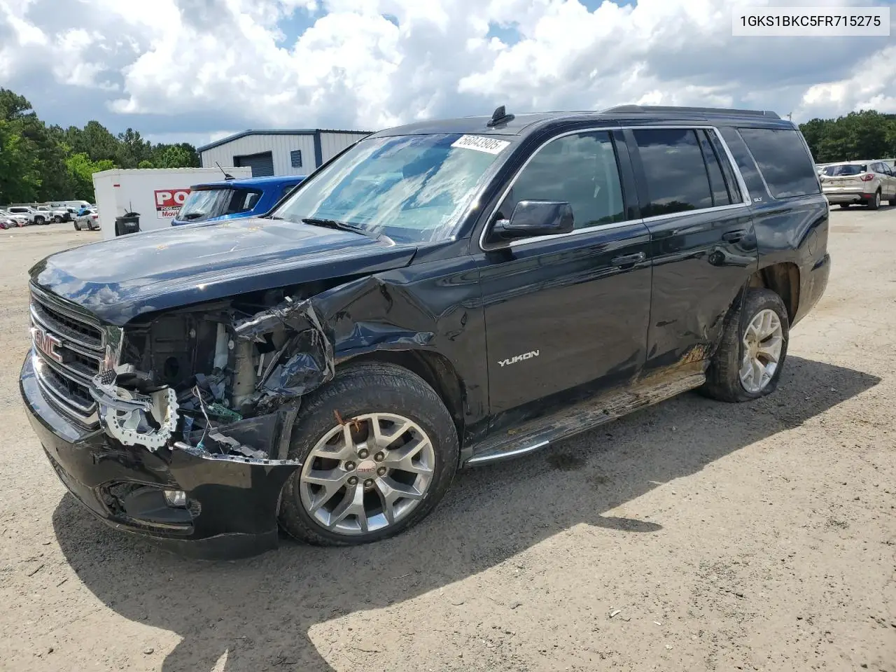 2015 GMC Yukon Slt VIN: 1GKS1BKC5FR715275 Lot: 56043905