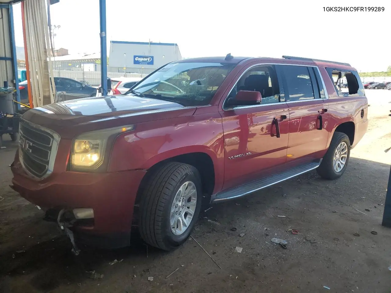 2015 GMC Yukon Xl K1500 Slt VIN: 1GKS2HKC9FR199289 Lot: 56195755
