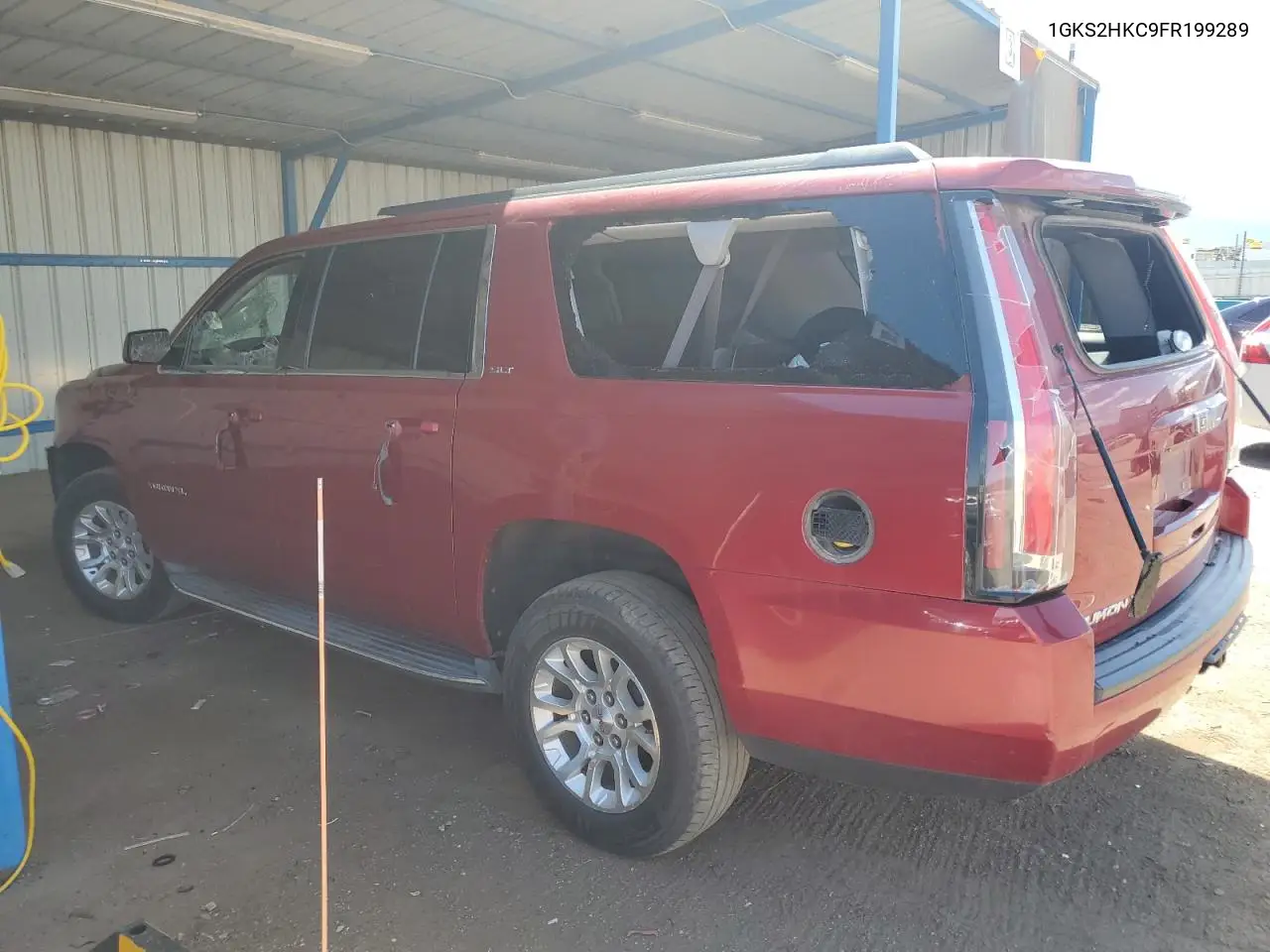 2015 GMC Yukon Xl K1500 Slt VIN: 1GKS2HKC9FR199289 Lot: 56195755