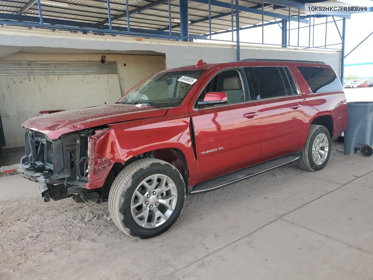 2015 GMC Yukon Xl K1500 Slt VIN: 1GKS2HKC7FR583099 Lot: 56466035