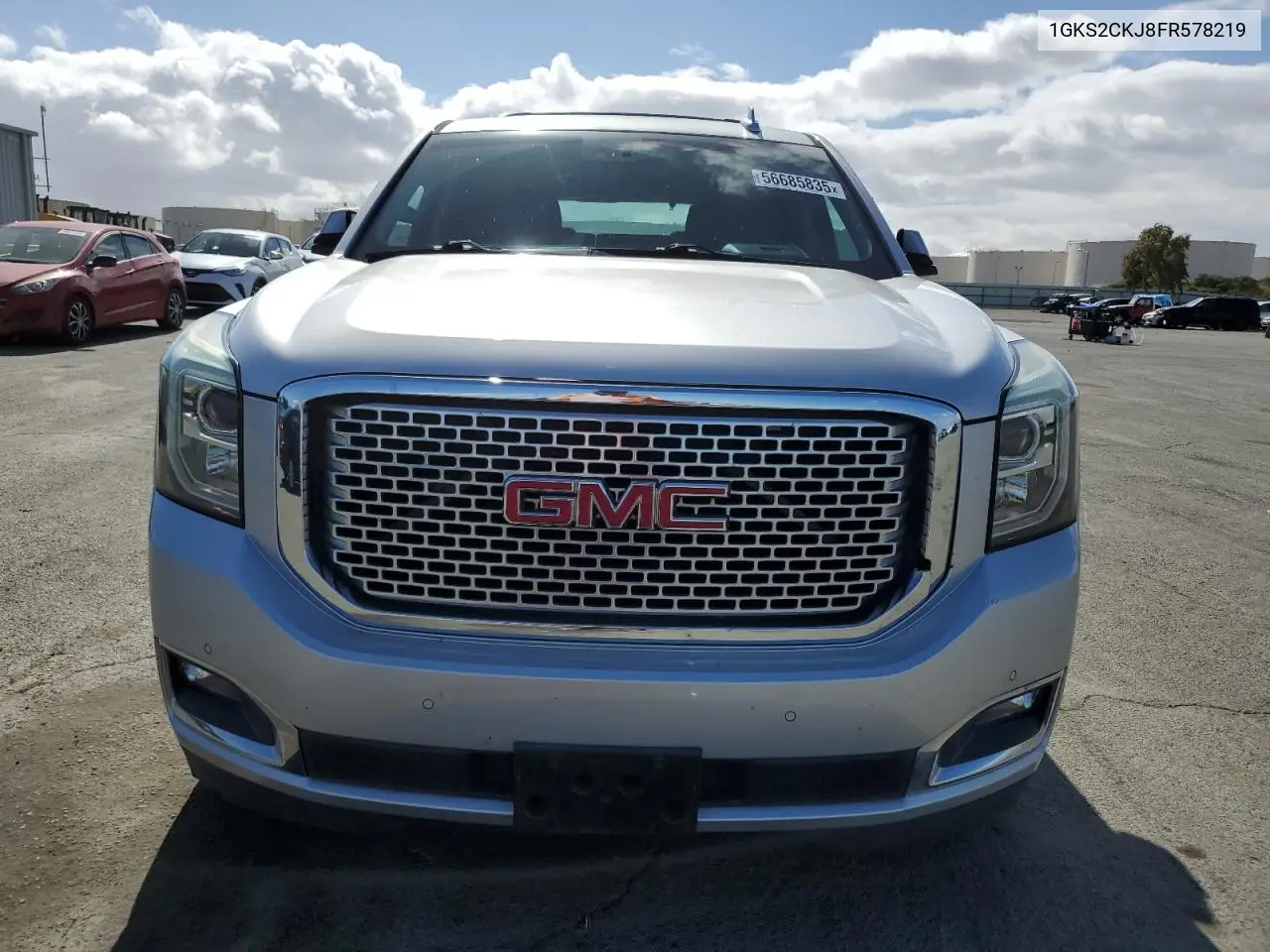 2015 GMC Yukon Denali VIN: 1GKS2CKJ8FR578219 Lot: 56685835