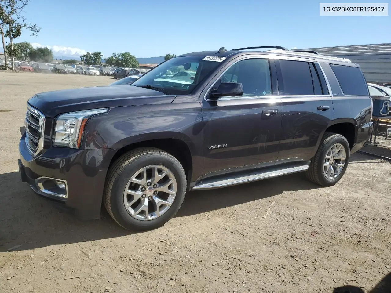 2015 GMC Yukon Slt VIN: 1GKS2BKC8FR125407 Lot: 56728995