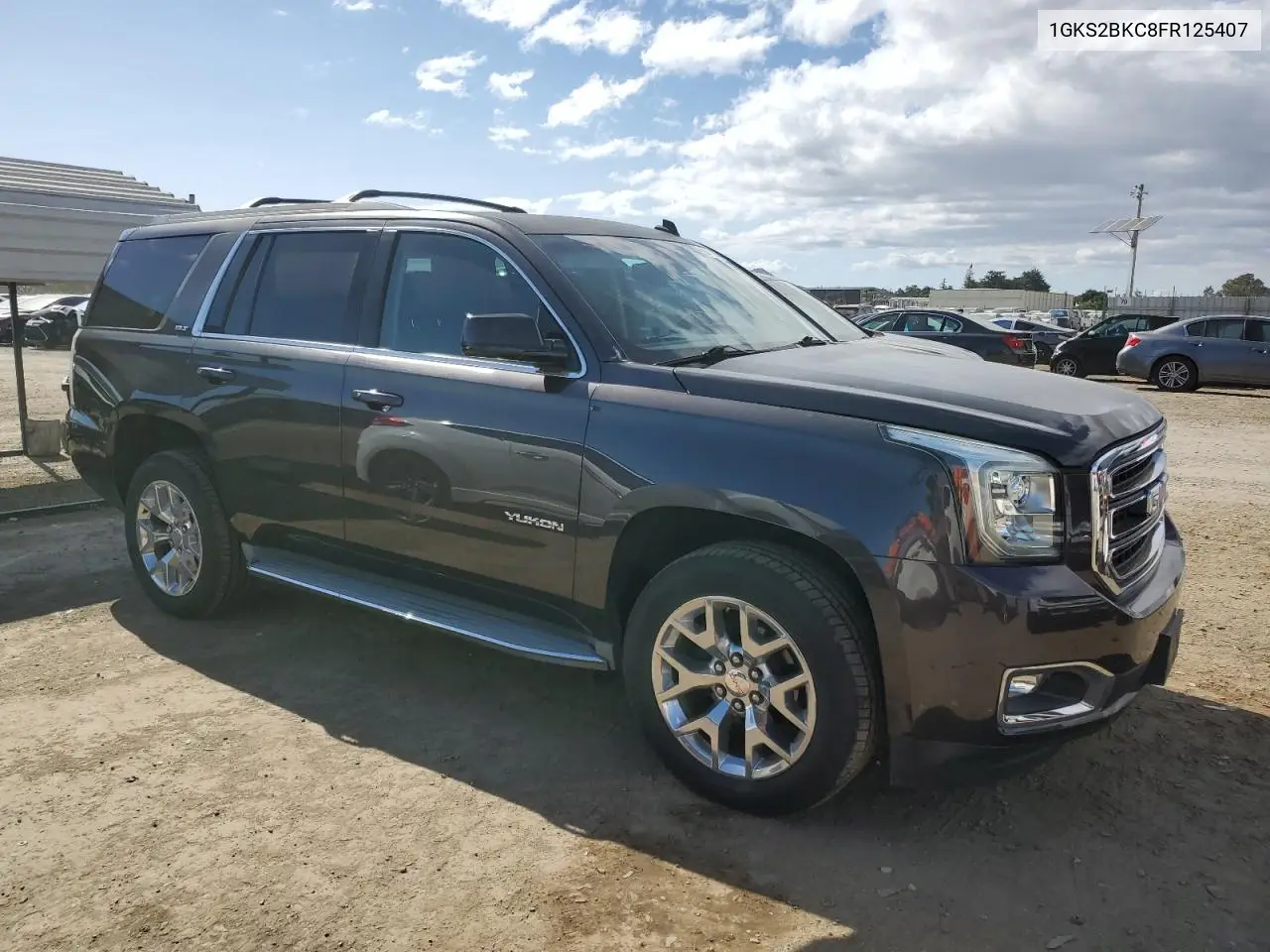 2015 GMC Yukon Slt VIN: 1GKS2BKC8FR125407 Lot: 56728995