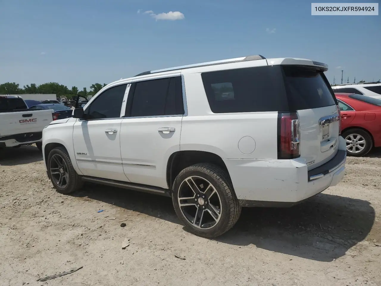 2015 GMC Yukon Denali VIN: 1GKS2CKJXFR594924 Lot: 58721665