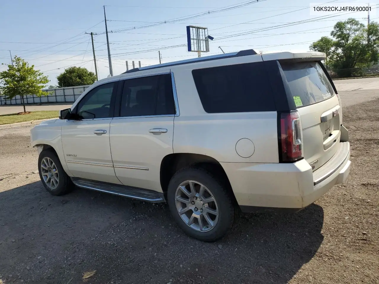 2015 GMC Yukon Denali VIN: 1GKS2CKJ4FR690001 Lot: 61179235
