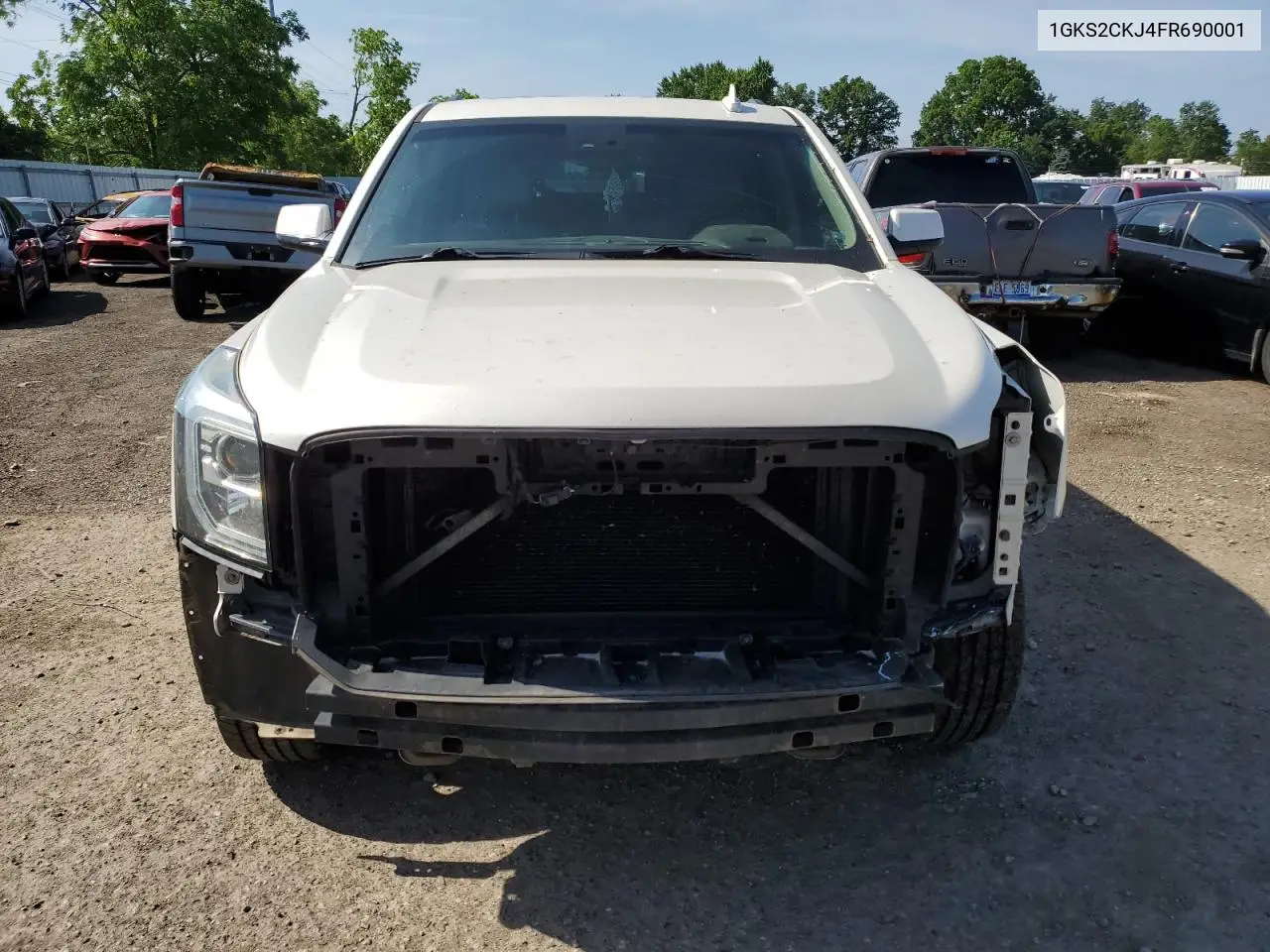 2015 GMC Yukon Denali VIN: 1GKS2CKJ4FR690001 Lot: 61179235