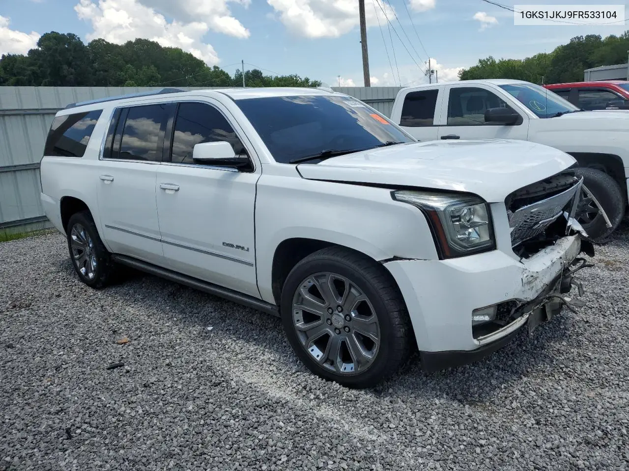 2015 GMC Yukon Xl Denali VIN: 1GKS1JKJ9FR533104 Lot: 62234325