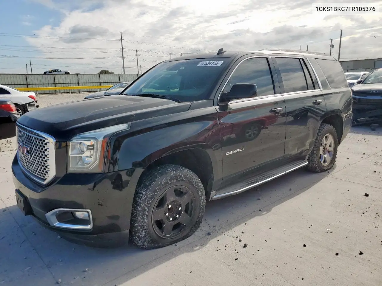 2015 GMC Yukon Slt VIN: 1GKS1BKC7FR105376 Lot: 62534165