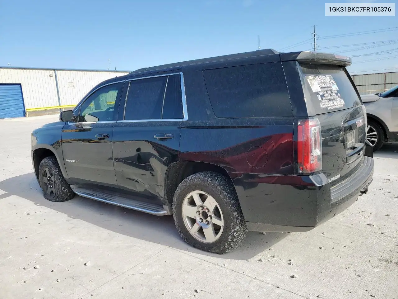 2015 GMC Yukon Slt VIN: 1GKS1BKC7FR105376 Lot: 62534165