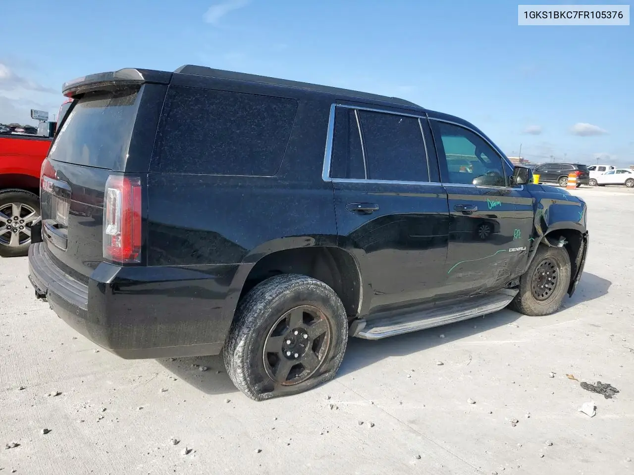 2015 GMC Yukon Slt VIN: 1GKS1BKC7FR105376 Lot: 62534165