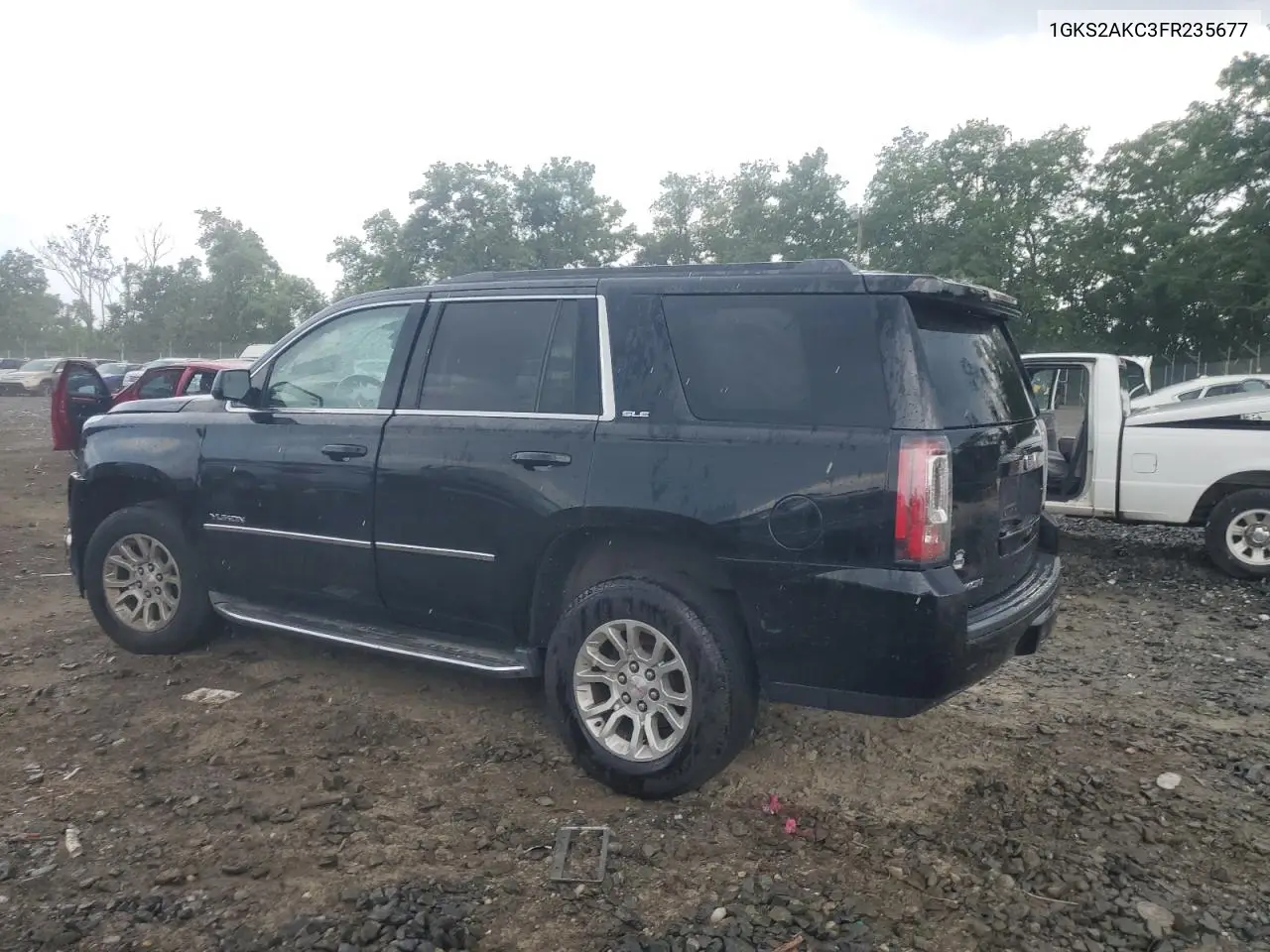 2015 GMC Yukon Sle VIN: 1GKS2AKC3FR235677 Lot: 62549215