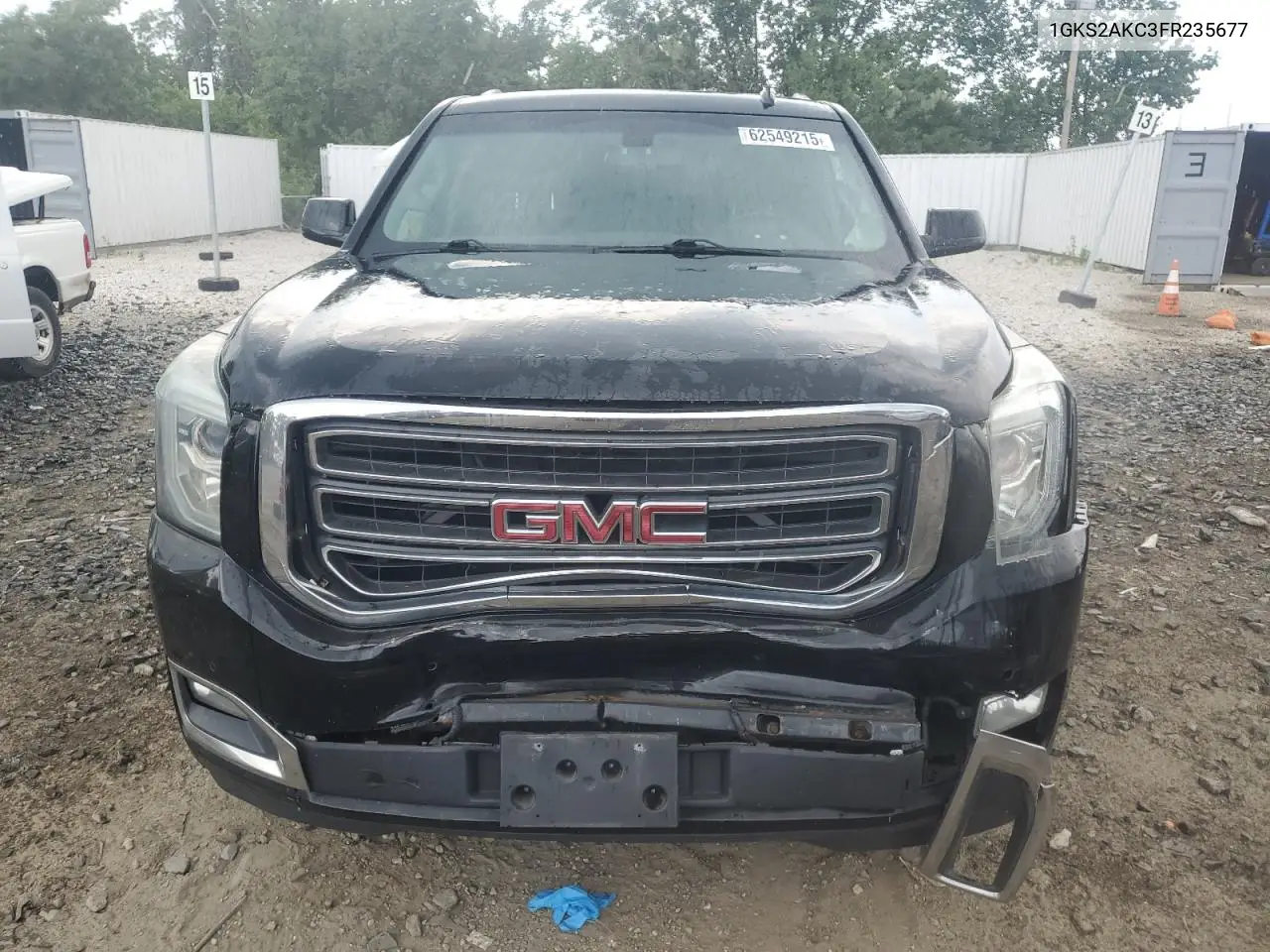 2015 GMC Yukon Sle VIN: 1GKS2AKC3FR235677 Lot: 62549215