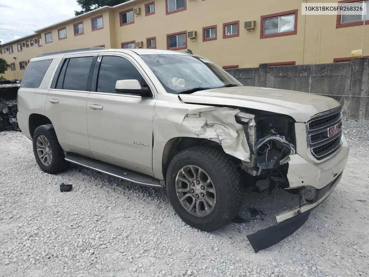 2015 GMC Yukon Slt VIN: 1GKS1BKC6FR268326 Lot: 63066525