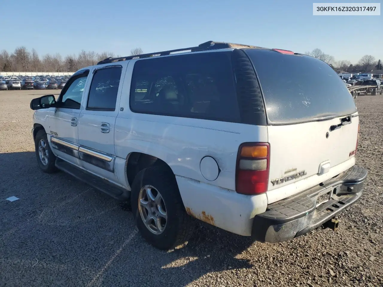 2002 GMC Yukon Xl K1500 VIN: 3GKFK16Z32G317497 Lot: 48633295