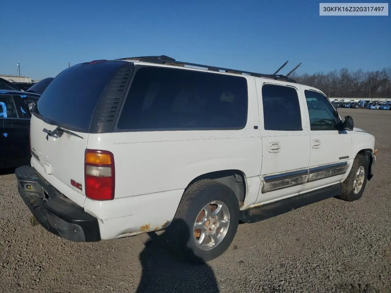 2002 GMC Yukon Xl K1500 VIN: 3GKFK16Z32G317497 Lot: 48633295