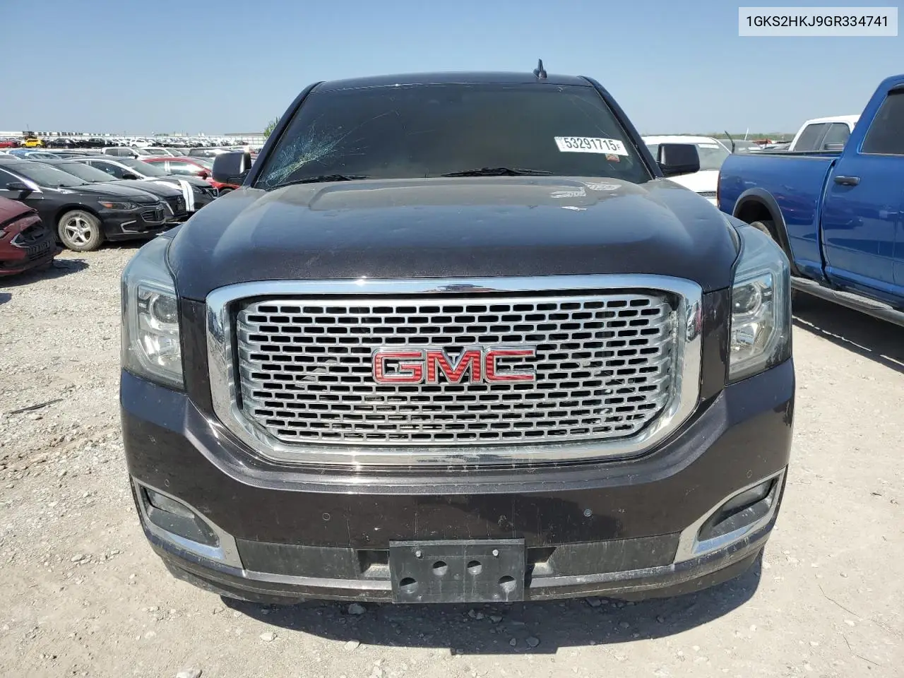 2016 GMC Yukon Xl Denali VIN: 1GKS2HKJ9GR334741 Lot: 53291715