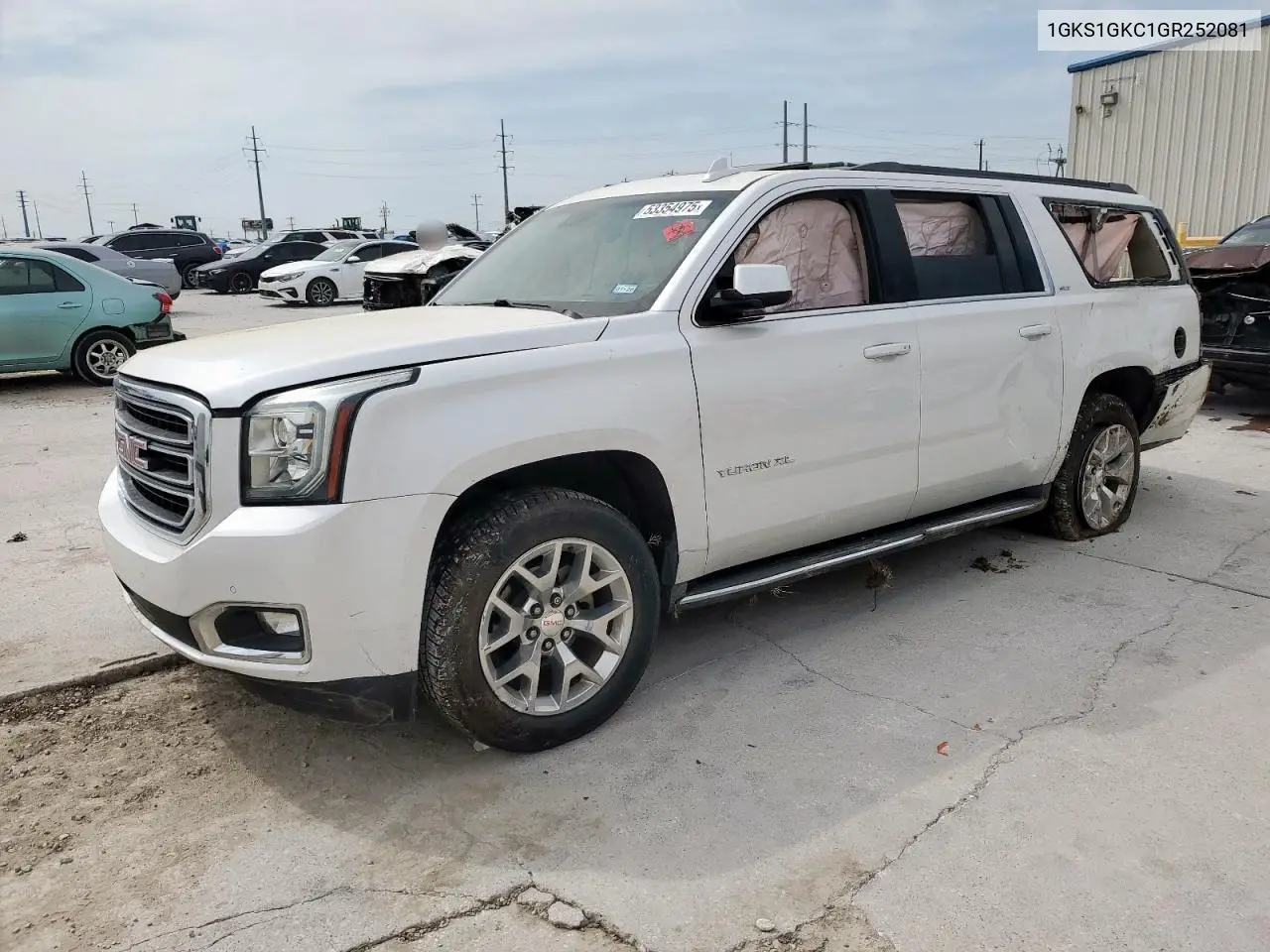 2016 GMC Yukon Xl C1500 Slt VIN: 1GKS1GKC1GR252081 Lot: 53354975