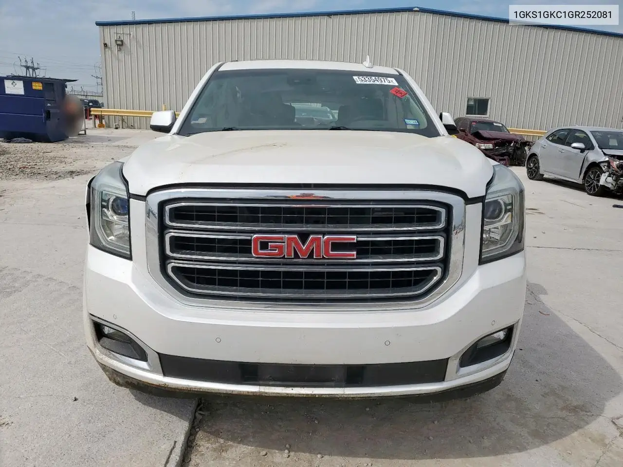 2016 GMC Yukon Xl C1500 Slt VIN: 1GKS1GKC1GR252081 Lot: 53354975