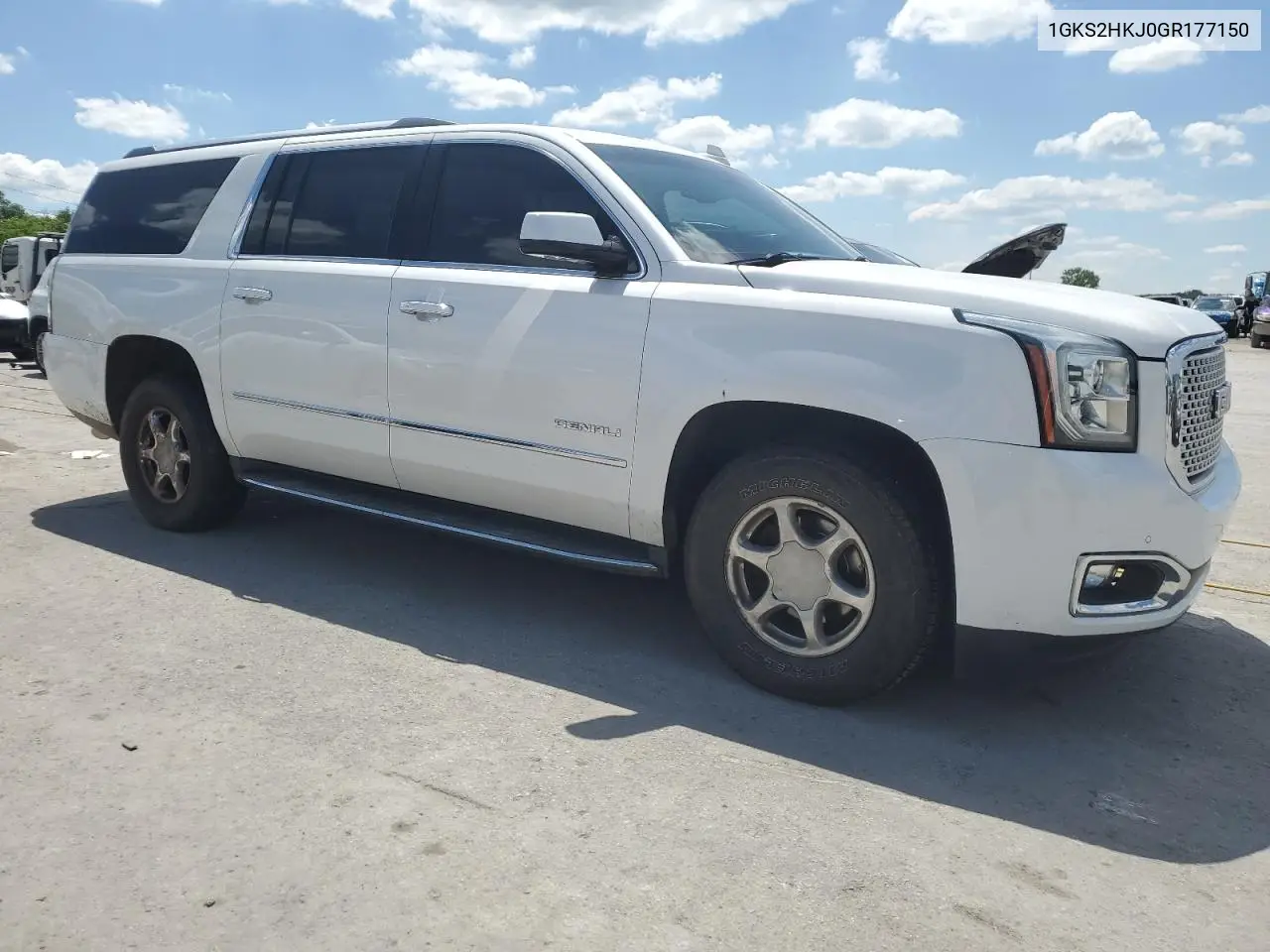2016 GMC Yukon Xl Denali VIN: 1GKS2HKJ0GR177150 Lot: 56057545