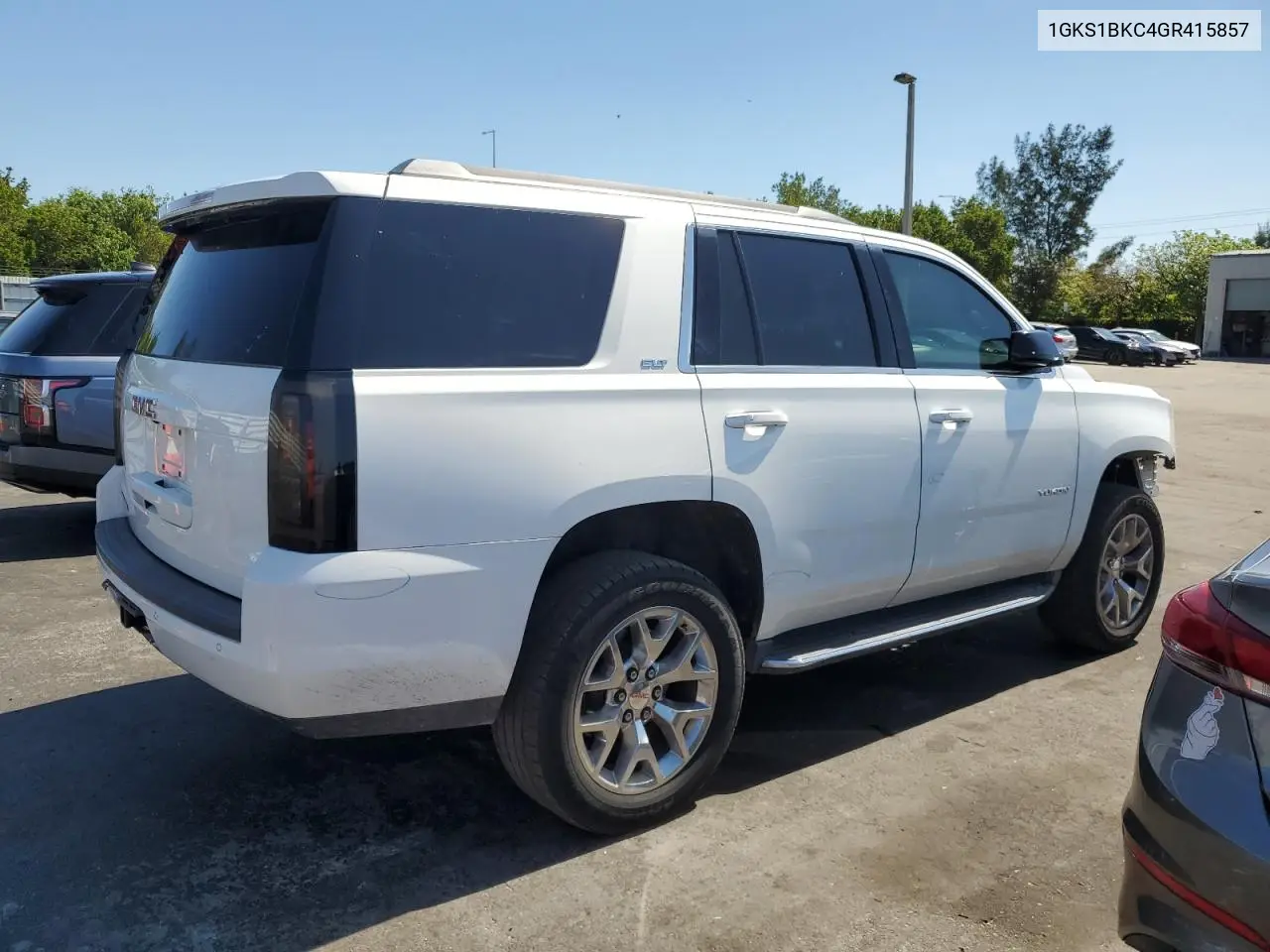 2016 GMC Yukon Slt VIN: 1GKS1BKC4GR415857 Lot: 56632855
