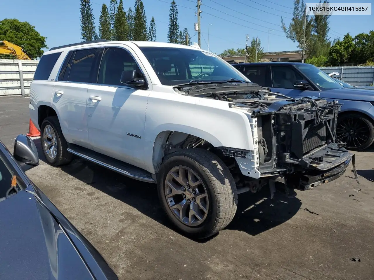 2016 GMC Yukon Slt VIN: 1GKS1BKC4GR415857 Lot: 56632855