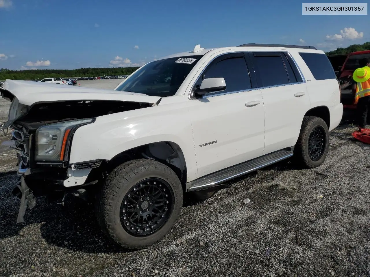 2016 GMC Yukon Sle VIN: 1GKS1AKC3GR301357 Lot: 56760255