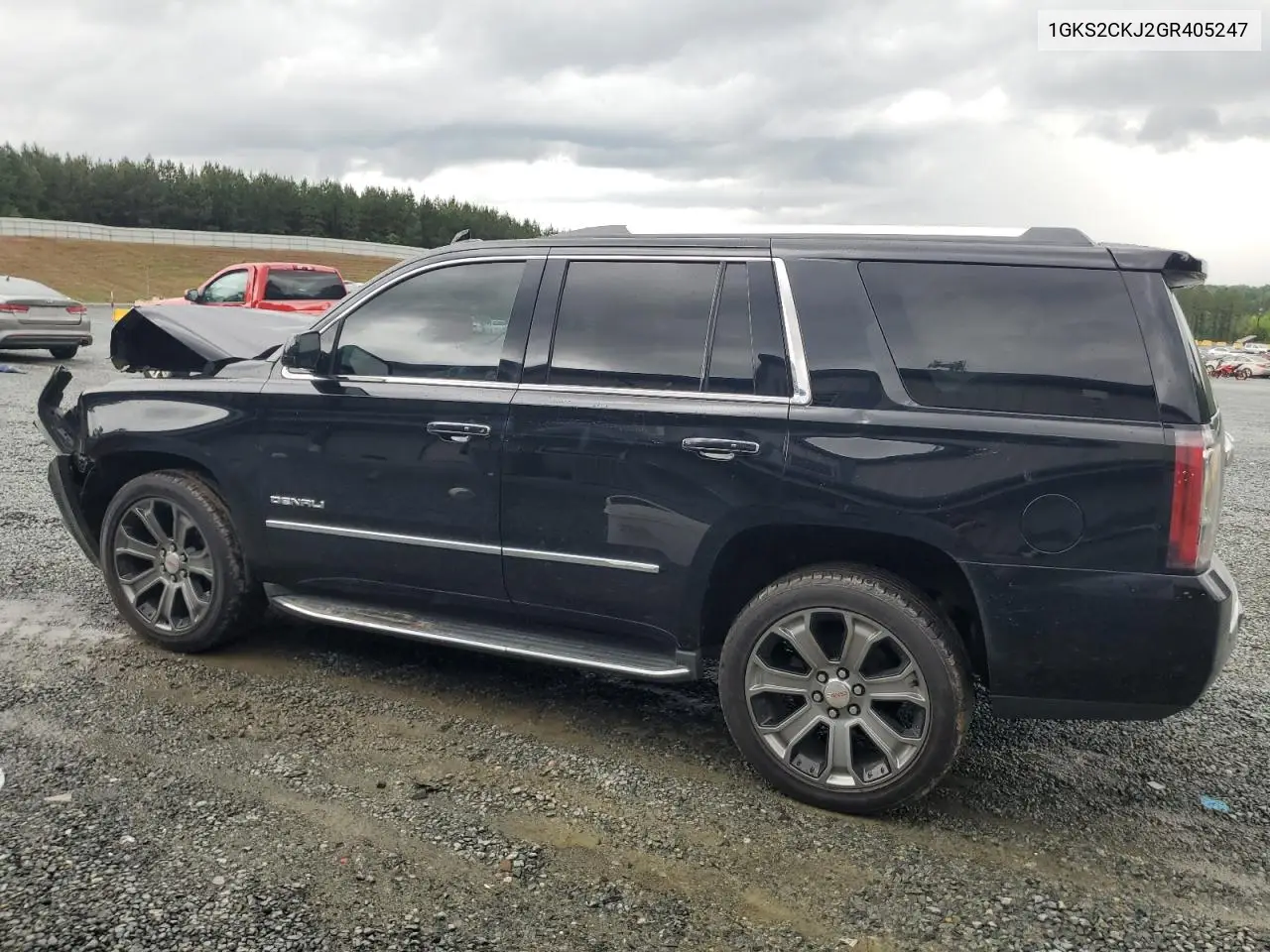 2016 GMC Yukon Denali VIN: 1GKS2CKJ2GR405247 Lot: 56797625