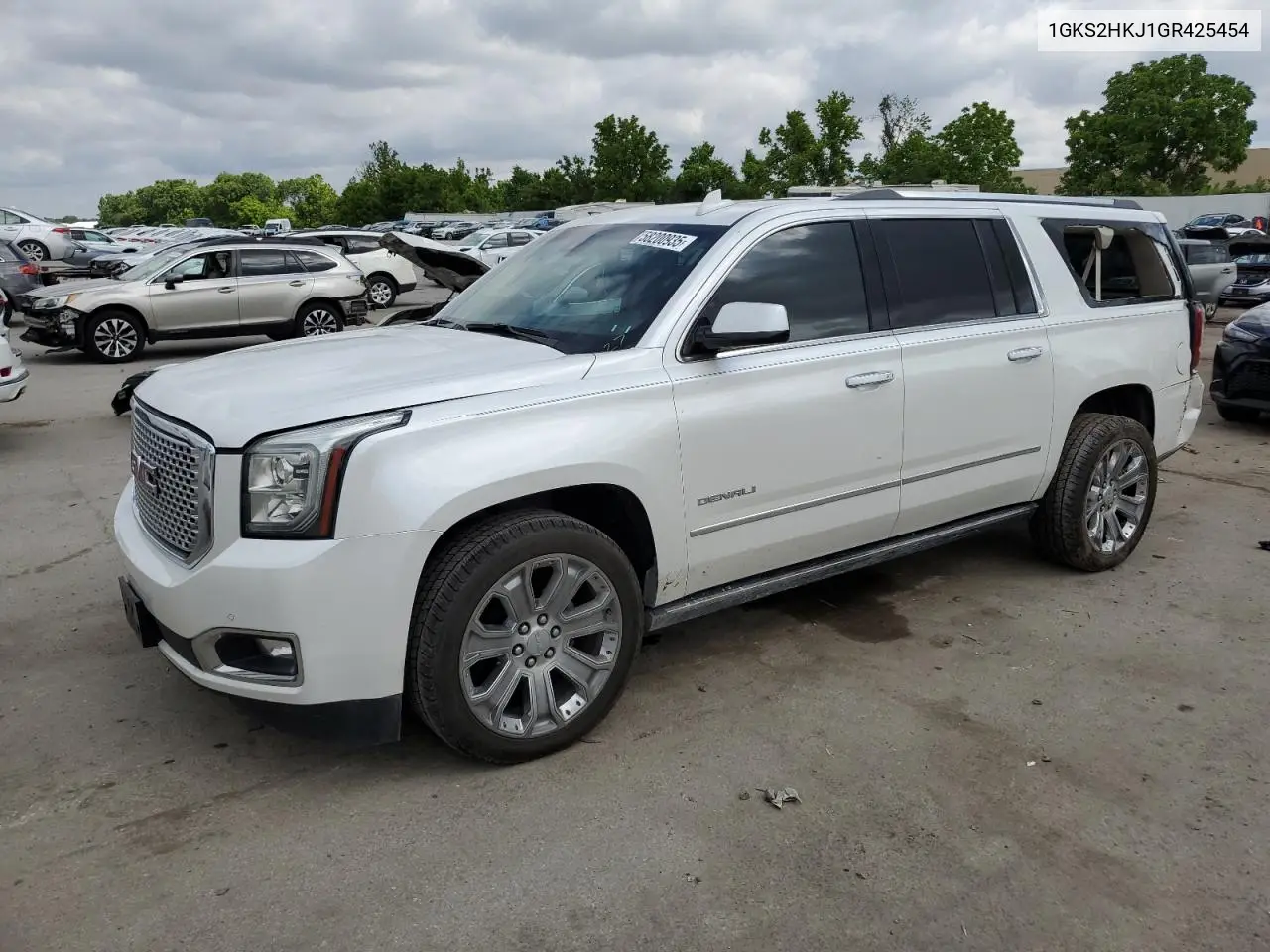 2016 GMC Yukon Xl Denali VIN: 1GKS2HKJ1GR425454 Lot: 58200935