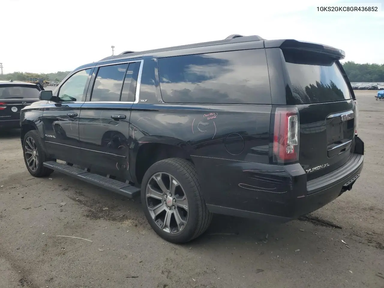 2016 GMC Yukon Xl K1500 Slt VIN: 1GKS2GKC8GR436852 Lot: 62349525