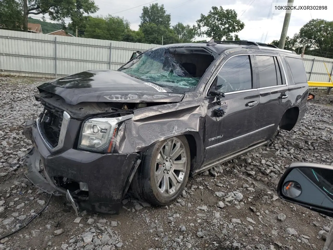 2016 GMC Yukon Denali VIN: 1GKS2CKJXGR302898 Lot: 62466395