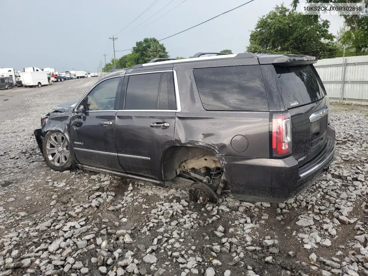 2016 GMC Yukon Denali VIN: 1GKS2CKJXGR302898 Lot: 62466395