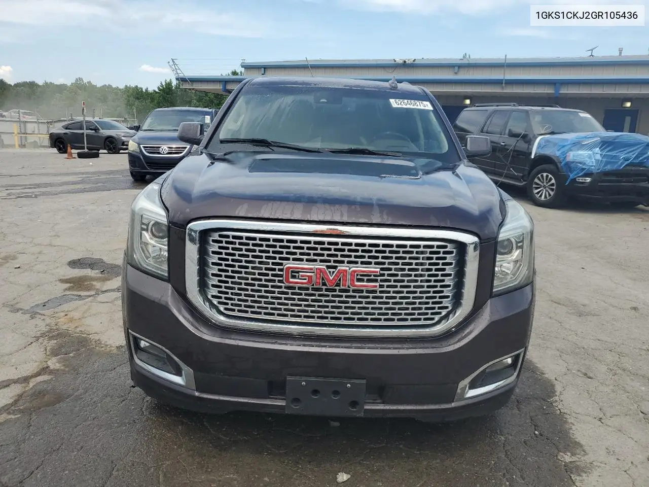 2016 GMC Yukon Denali VIN: 1GKS1CKJ2GR105436 Lot: 62646875