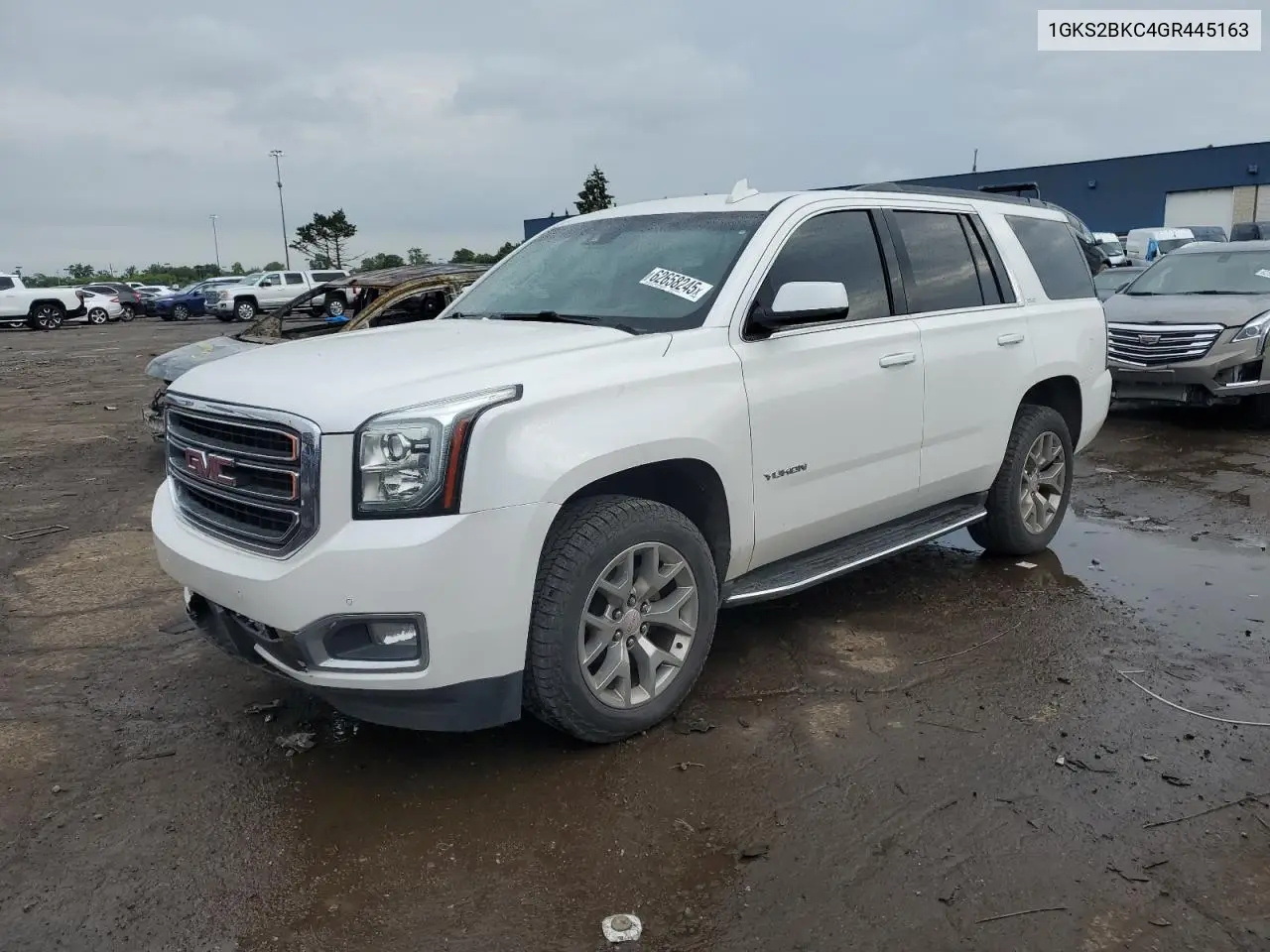 2016 GMC Yukon Slt VIN: 1GKS2BKC4GR445163 Lot: 62658245