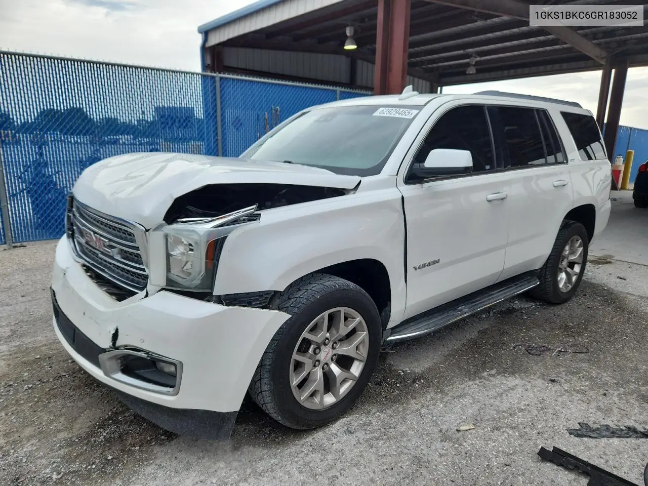 2016 GMC Yukon Slt VIN: 1GKS1BKC6GR183052 Lot: 62929465