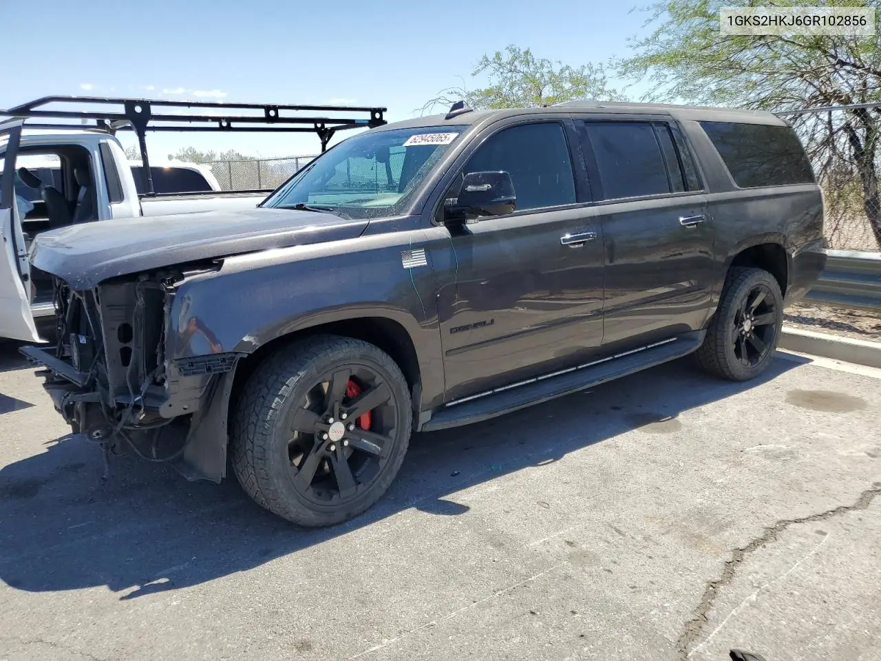 2016 GMC Yukon Xl Denali VIN: 1GKS2HKJ6GR102856 Lot: 62945065