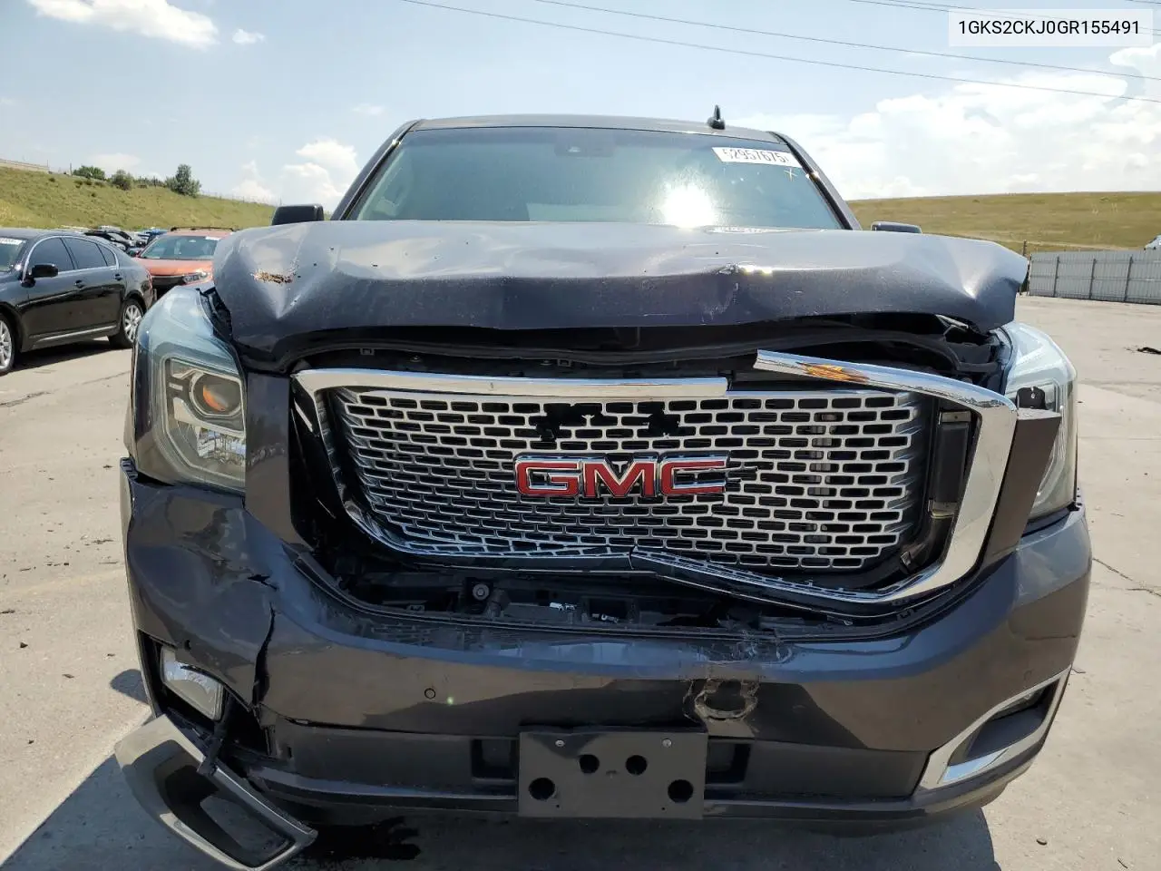 2016 GMC Yukon Denali VIN: 1GKS2CKJ0GR155491 Lot: 62957675