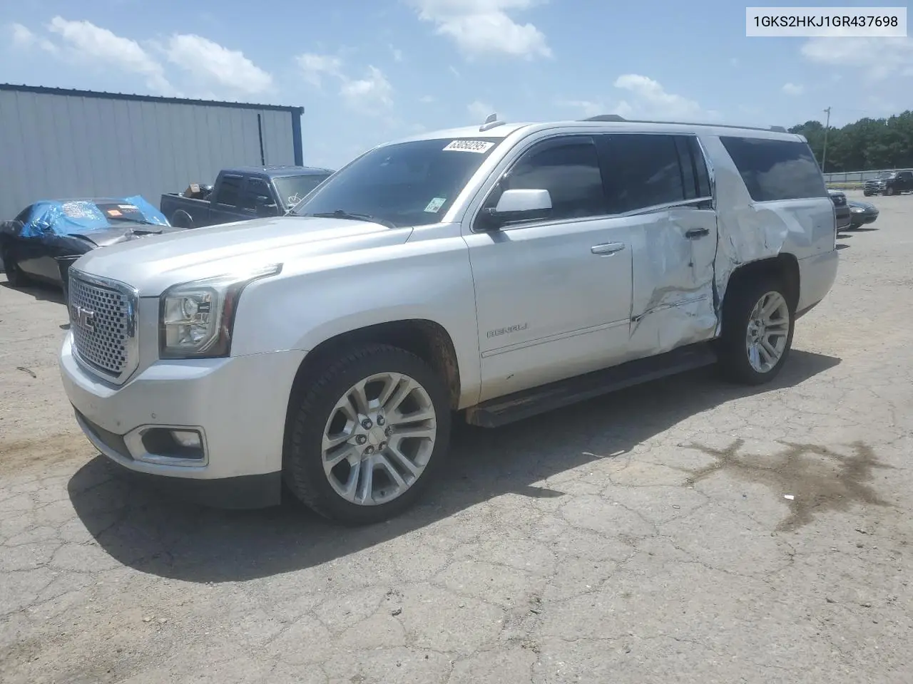 2016 GMC Yukon Xl Denali VIN: 1GKS2HKJ1GR437698 Lot: 63050295