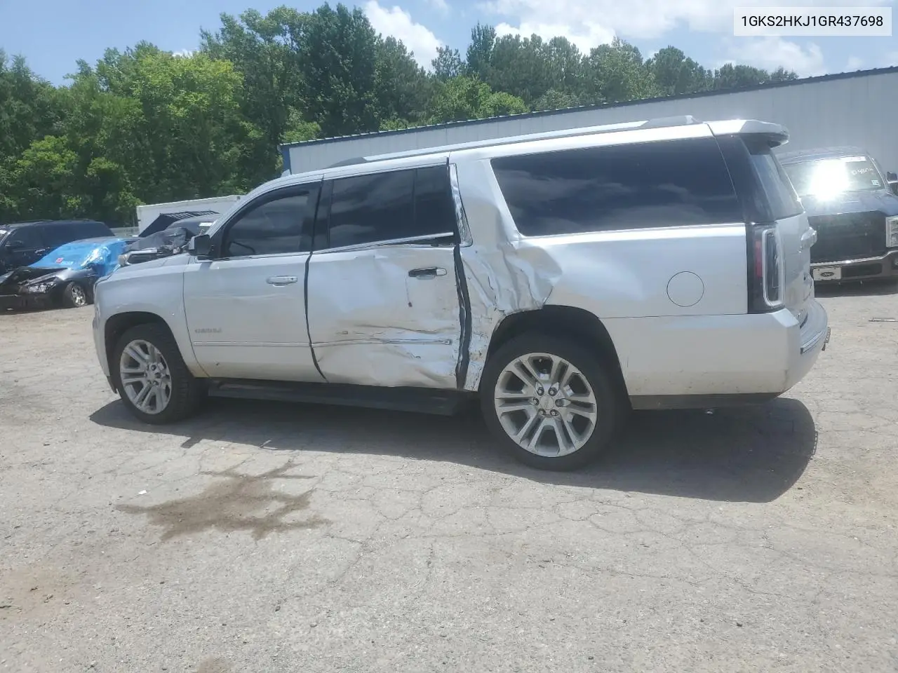 2016 GMC Yukon Xl Denali VIN: 1GKS2HKJ1GR437698 Lot: 63050295