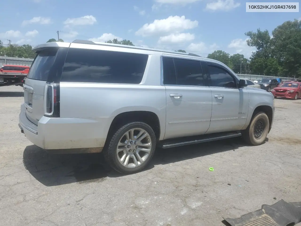 2016 GMC Yukon Xl Denali VIN: 1GKS2HKJ1GR437698 Lot: 63050295