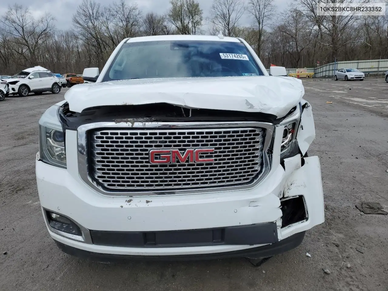 2017 GMC Yukon Slt VIN: 1GKS2BKC8HR233352 Lot: 53174265