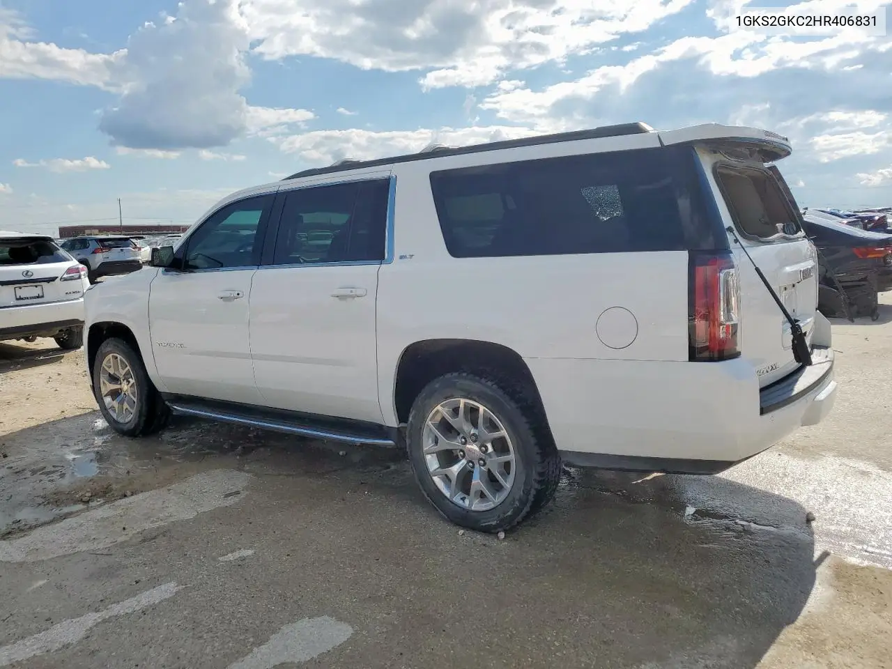 2017 GMC Yukon Xl K1500 Slt VIN: 1GKS2GKC2HR406831 Lot: 56340355