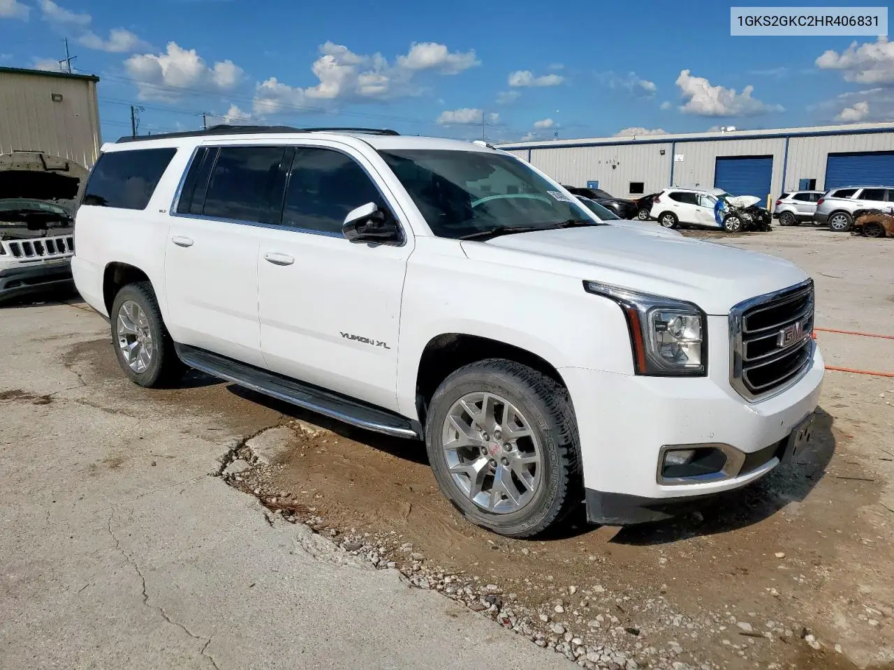 2017 GMC Yukon Xl K1500 Slt VIN: 1GKS2GKC2HR406831 Lot: 56340355