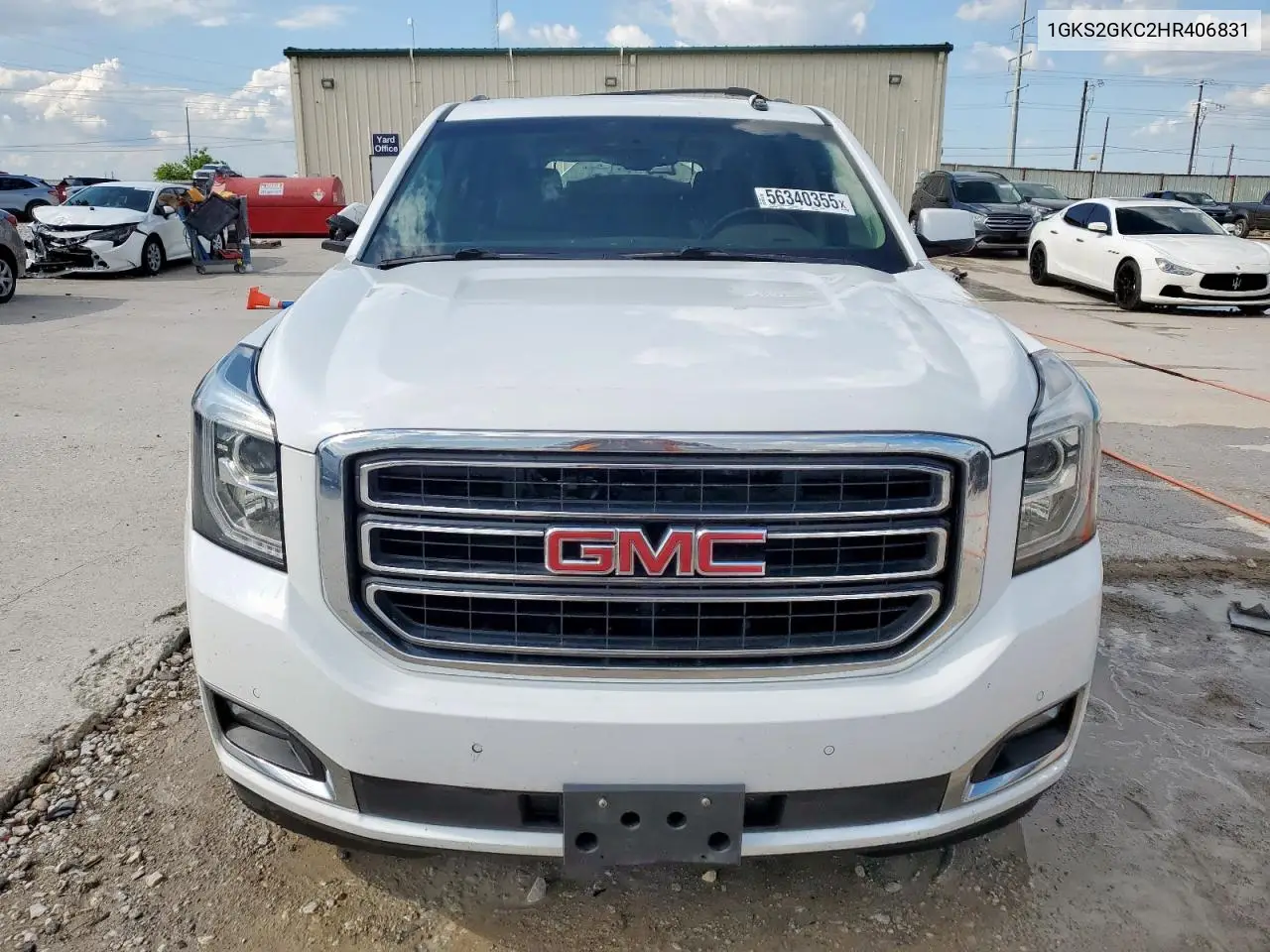 2017 GMC Yukon Xl K1500 Slt VIN: 1GKS2GKC2HR406831 Lot: 56340355