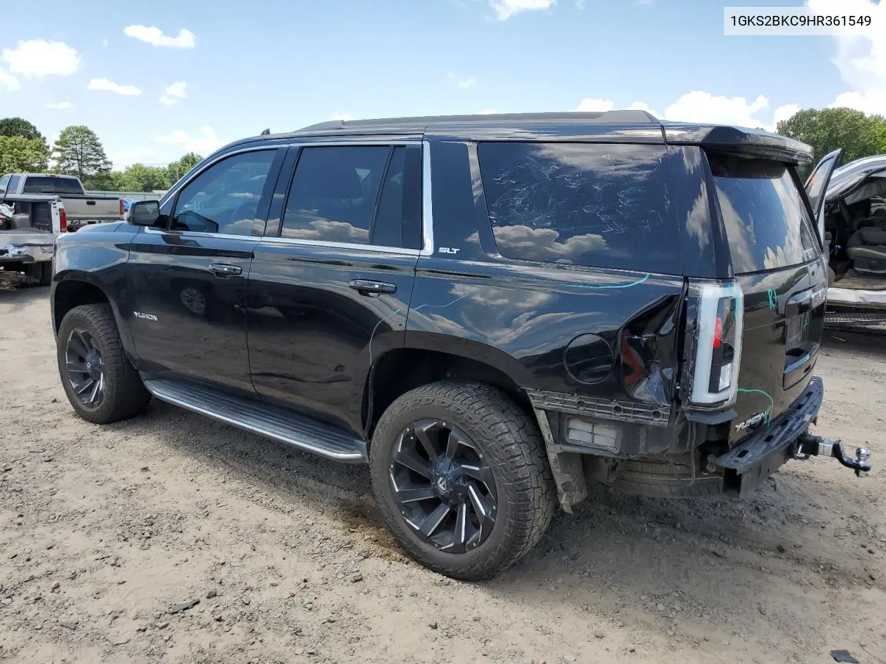 2017 GMC Yukon Slt VIN: 1GKS2BKC9HR361549 Lot: 62396625