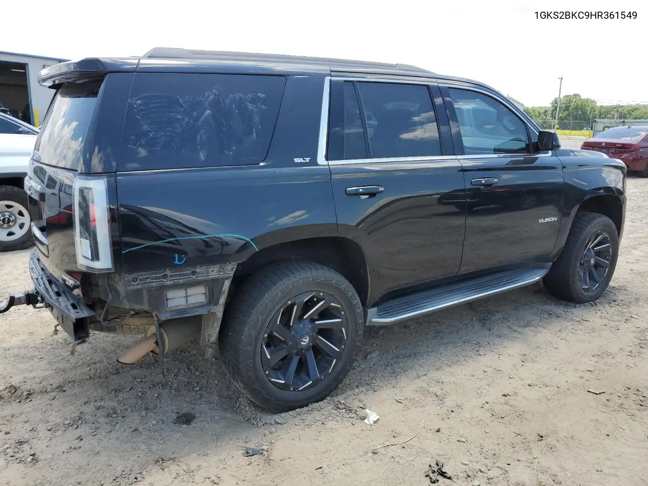 2017 GMC Yukon Slt VIN: 1GKS2BKC9HR361549 Lot: 62396625
