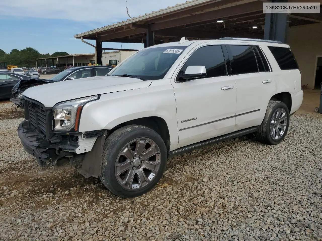 2017 GMC Yukon Denali VIN: 1GKS2CKJ7HR290520 Lot: 62875505