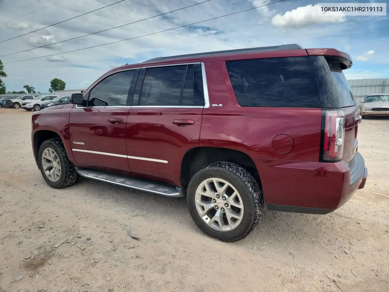 2017 GMC Yukon Sle VIN: 1GKS1AKC1HR219113 Lot: 63260175