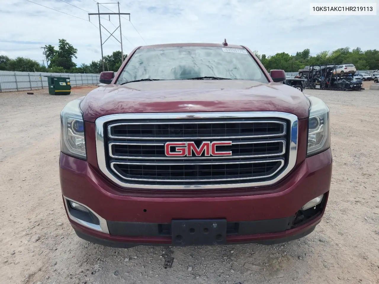 2017 GMC Yukon Sle VIN: 1GKS1AKC1HR219113 Lot: 63260175