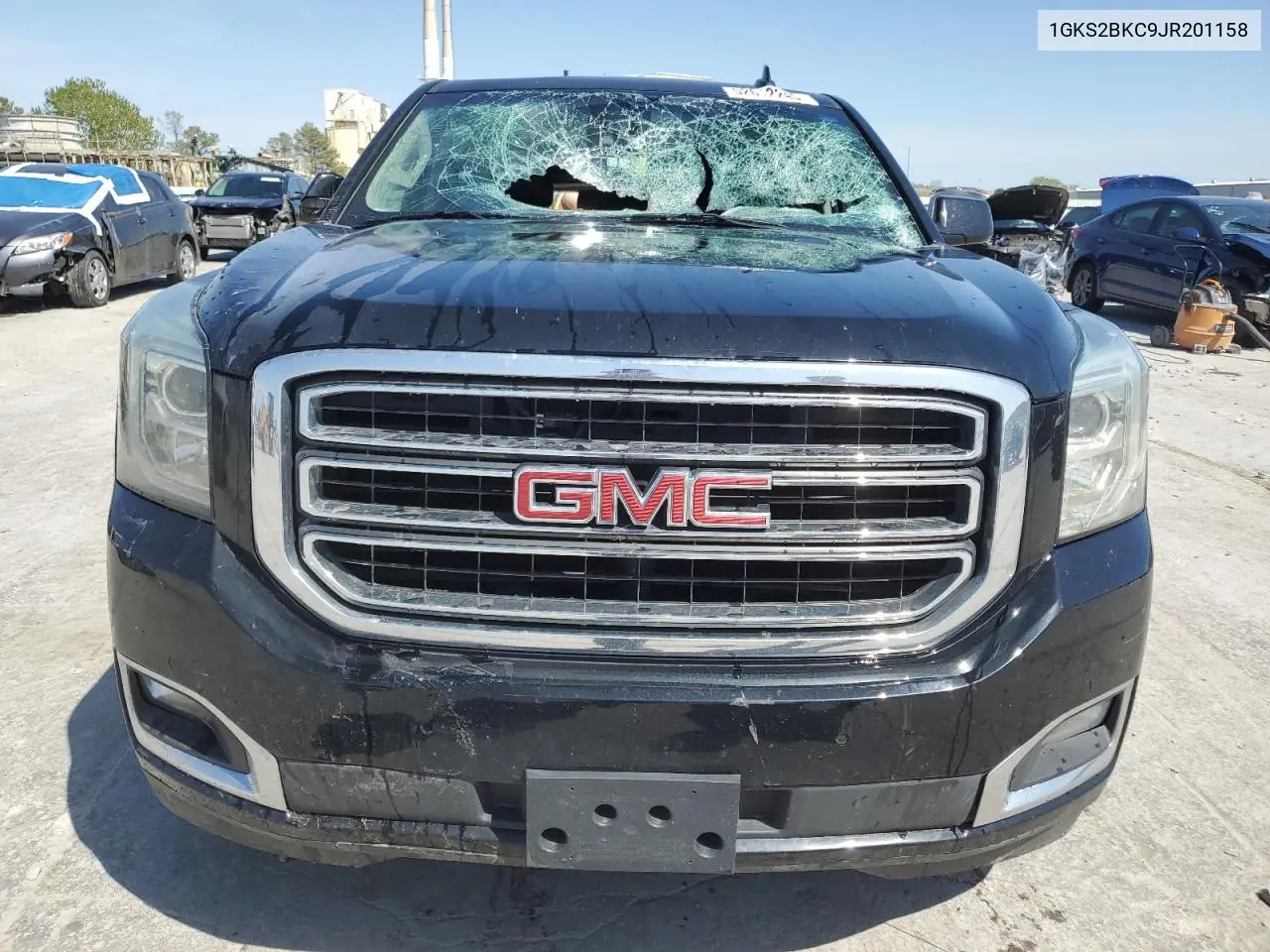 2018 GMC Yukon Slt VIN: 1GKS2BKC9JR201158 Lot: 52612245